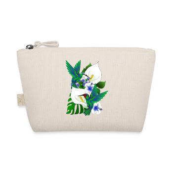 Kolibri an Callas - Bio-Täschchen - Natur - Vorne