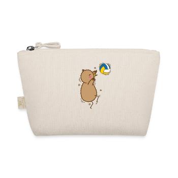 Volleyball Kiwi Bird and Fruit - Organic Pouch - nature - Front