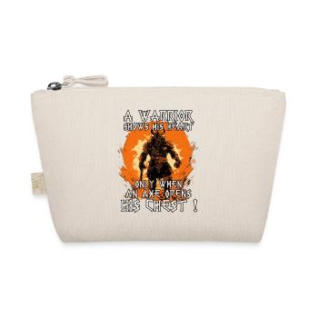 Viking Warrior Brave Warriors of the North - Organic Pouch - nature - Front