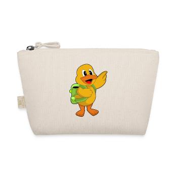 Ente Schüler Rucksack Schule - Bio-Täschchen - Natur - Vorne