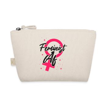 Feminist Feminist Af - Organic Pouch - nature - Front