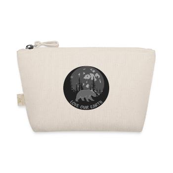 Love our earth - Organic Pouch - nature - Front
