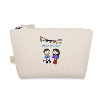 Cambodia Khmer New Year Choul Chnam I Gift - Organic Pouch - nature - Front