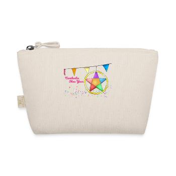 Cambodia Khmer New Year Choul Chnam I Gift - Organic Pouch - nature - Front