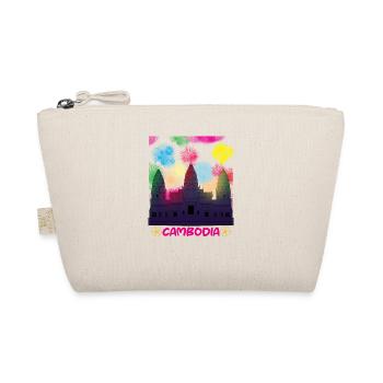 Cambodia Khmer New Year Choul Chnam I Gift - Organic Pouch - nature - Front