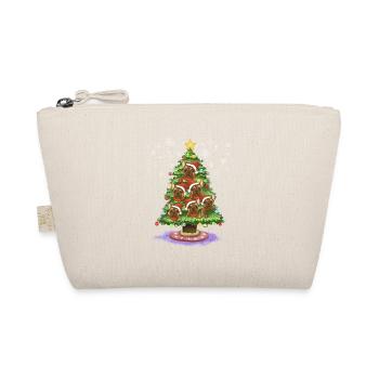 Bouledogue Français Arbre de Noël Chien Père Noël - Trousse biologique - nature - Devant