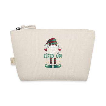 Let's Get Elfed Up Funny Drinking Christmas Elf - Bio-Täschchen - Natur - Vorne