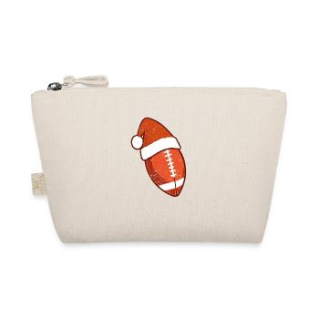 Noël Football Ball Père Noël Chapeau Noël - Trousse biologique - nature - Devant