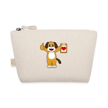 Dog Heart - Organic Pouch - nature - Front