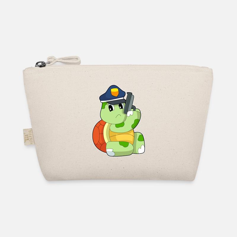 Turtle Policeman Pistol Police Organic Pouch