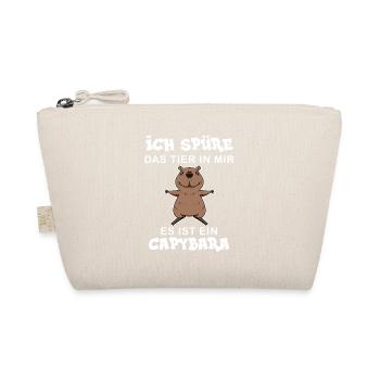 Capybara Wasserschwein Capybaras - Bio-Täschchen - Natur - Vorne