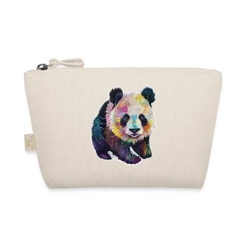 BABY PANDA AQUARELL - Bio-Täschchen - Natur - Vorne
