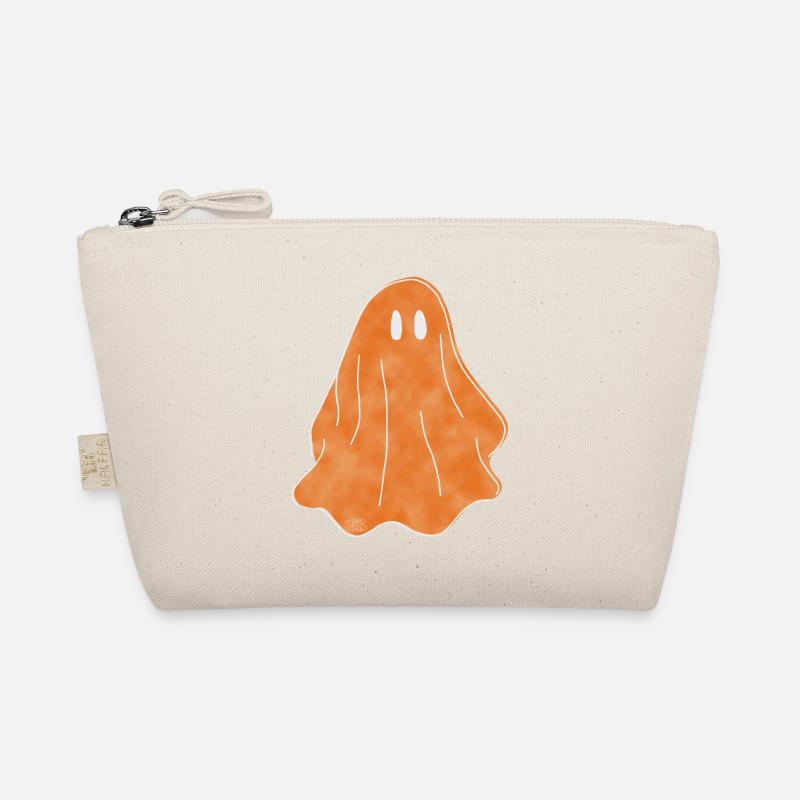 Geist, Boho Line Art Design, Serie „Halloween“ Bio-Täschchen