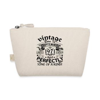 Septembre 1971 | Vintage 1971 | né en Septembre - Trousse biologique - nature - Devant