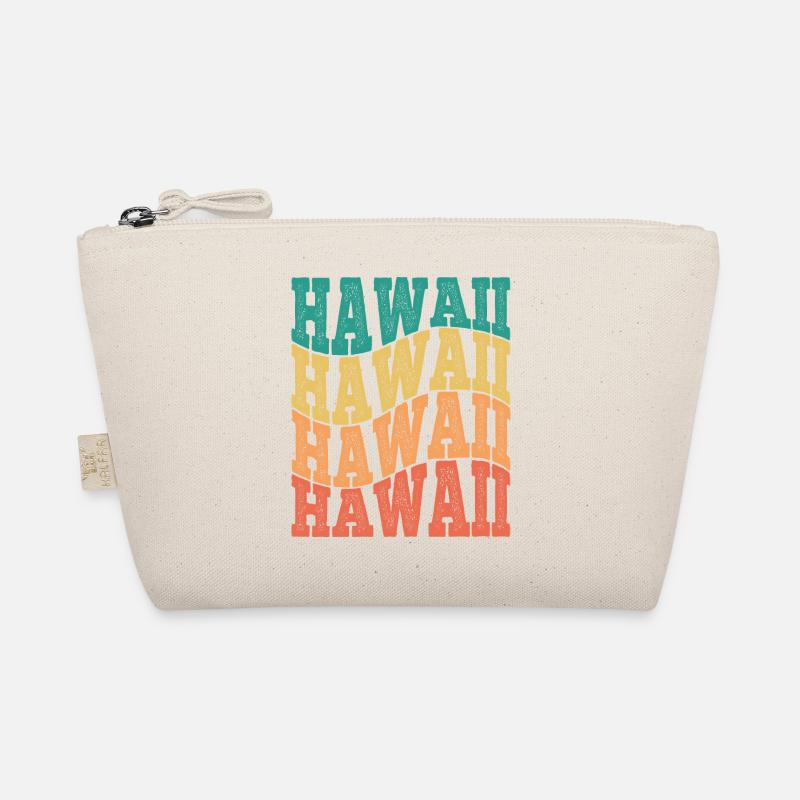 idee cadeau design graphique Hawaii multicouleur Trousse biologique