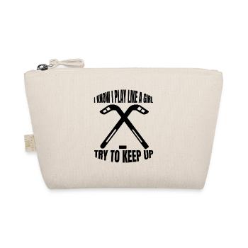 Eishockeyteam Eishockeyspieler Hockeyfan Eishockey - Bio-Täschchen - Natur - Vorne