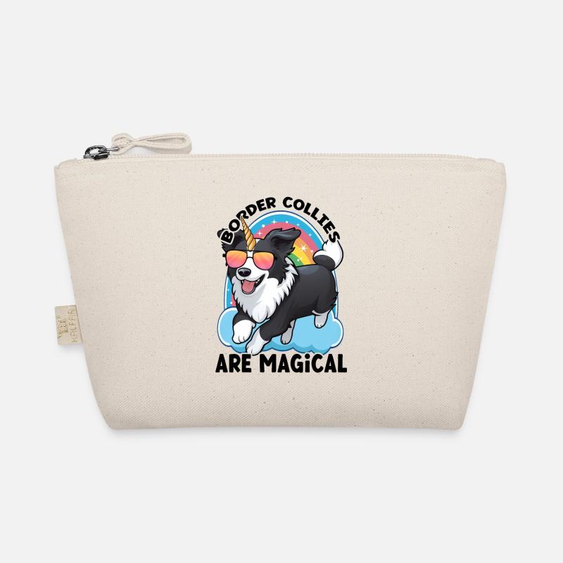 Border Collies Are Magical - Organic Pouch - nature