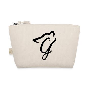 Howling Wolf with Gv Inscription - Organic Pouch - nature - Front