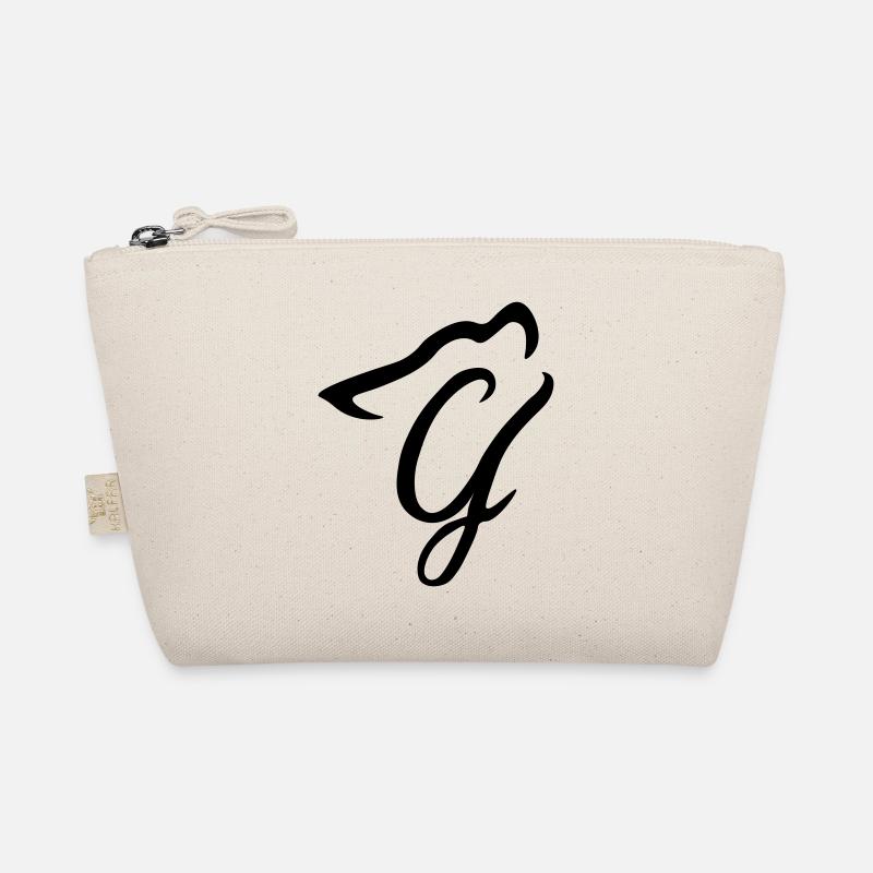 Heulender Wolf mit Gv-Inschrift Bio-Täschchen