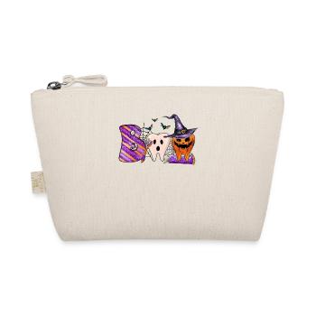 Boo Trick or Treat » Rétro: Halloween Ghost - Trousse biologique - nature - Devant