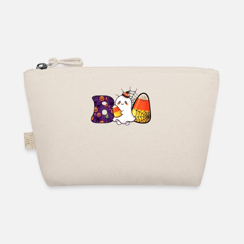 Boo Süßes oder Saures" Retro: Halloween Gespenst Bio-Täschchen