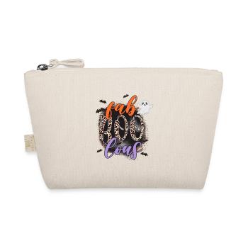 Fab-BOO-Lous Halloween Vibes: Spooky and Retro - Organic Pouch - nature - Front