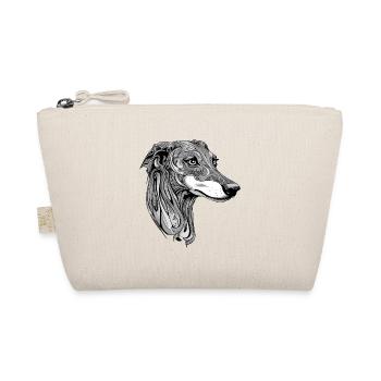 Portrait de chien Greyhound - Trousse biologique - nature - Devant
