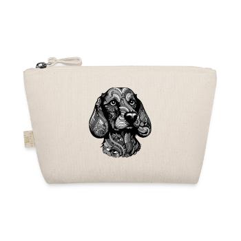 Dachshund Dog Portrait Dachshund - Organic Pouch - nature - Front