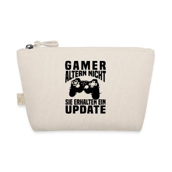Gamer Altern Nicht Sie Erhalten Ein Update Zocker - Bio-Täschchen - Natur - Vorne