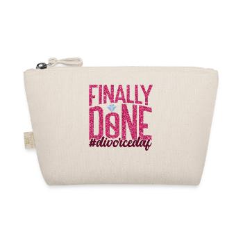 Happy Divorce Party Finally Done - Bio-Täschchen - Natur - Vorne
