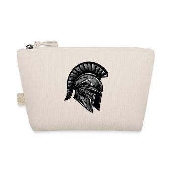 Spartaner Helm Krieger Sparta - Bio-Täschchen - Natur - Vorne