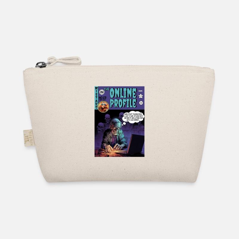 Retro Horror Comic - The Online Profile Organic Pouch