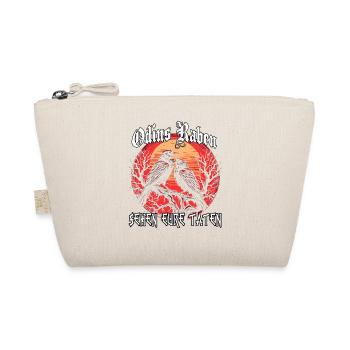 Hugin Munin T-Shirt | Wikinger Raben | Odins Raben - Bio-Täschchen - Natur - Vorne