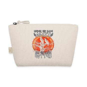 Odins Augen | Wikinger T-shirt | Odins Raben - Bio-Täschchen - Natur - Vorne