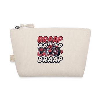 Braap Tricycle Motorcycle Threewheeler Trikebike - Organic Pouch - nature - Front
