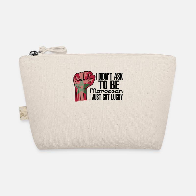 Moroccan Pride Morocco Flag Grown Moroccan Roots Organic Pouch