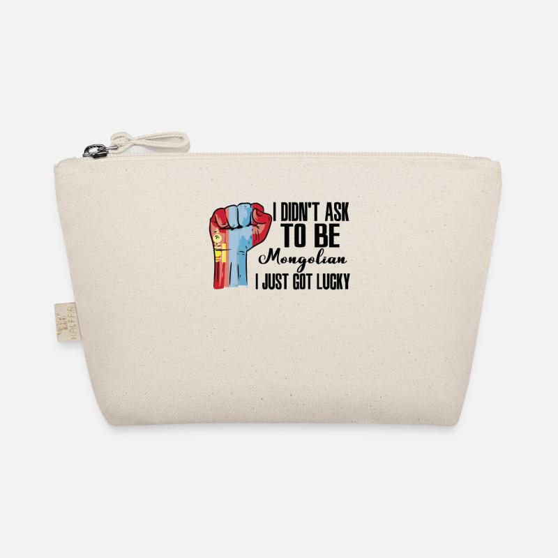 Mongolischer Stolz Mongolische Flagge Gewachsen Bio-Täschchen