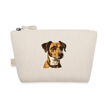 Jack Russel Terrier Hund Portrait - Bio-Täschchen - Natur - Vorne