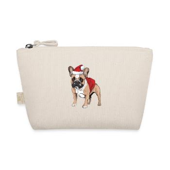 Noël bouledogue français - Trousse biologique - nature - Devant