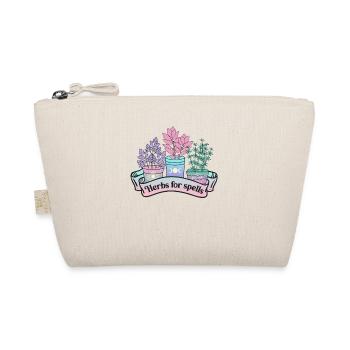 Mystical Halloween design with magical plants - Organic Pouch - nature - Front