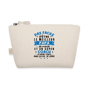Papa et Coach - Trousse biologique - nature - Devant