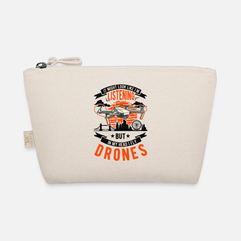 Drone Pilot Gift Drone Quadcopter Organic Pouch