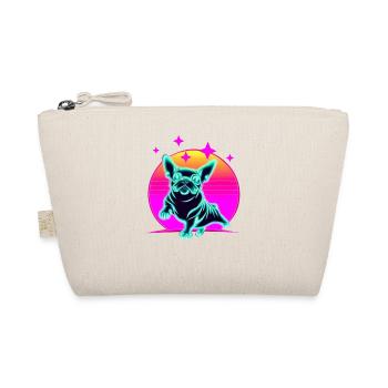Bulldog français Synthwave Frenchie - Trousse biologique - nature - Devant