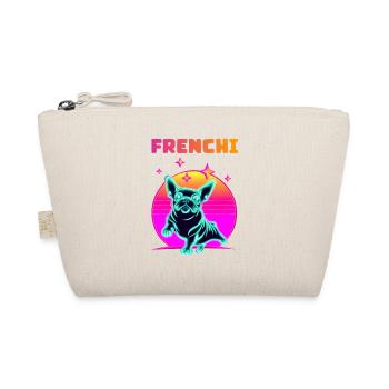 Synthwave Frenchie Bulldog Dog Lover Frenchie - Trousse biologique - nature - Devant