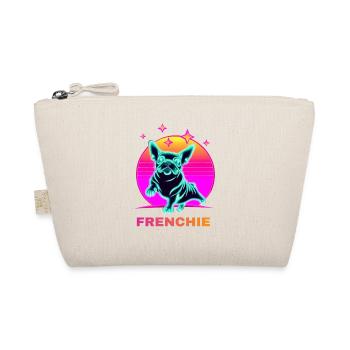 Bouledogue Français Couleur Style 80s - Trousse biologique - nature - Devant