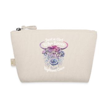 Just A Girl Who Loves Highland Cows - Bio-Täschchen - Natur - Vorne