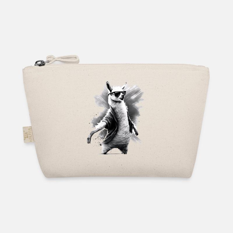 Dancing Llama Llamas Alpaca Animal Gift Idea Organic Pouch