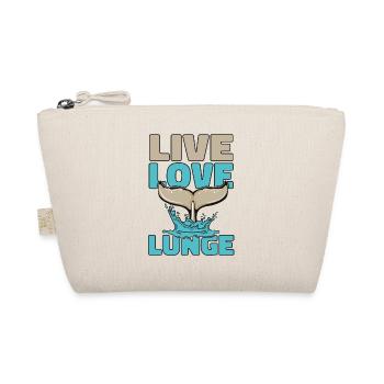 Live Love Lunge Blue Beluga Cetacea Cachalot - Organic Pouch - nature - Front