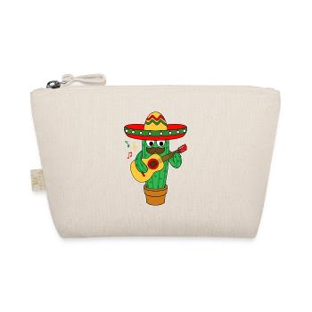 Mexique Guitarron Sombrero Hat Musicien Cactus - Trousse biologique - nature - Devant