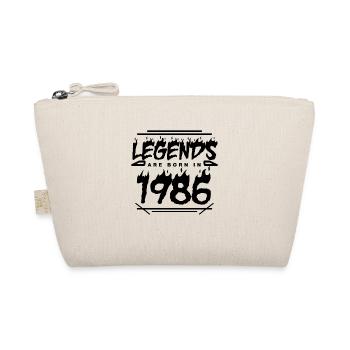 Legend 1986 - Born 1986 - Built in 1986 - Organic Pouch - nature - Front